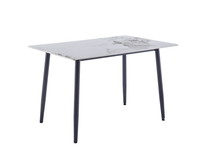 Calin 160cm Rectangle Dining Table - White
