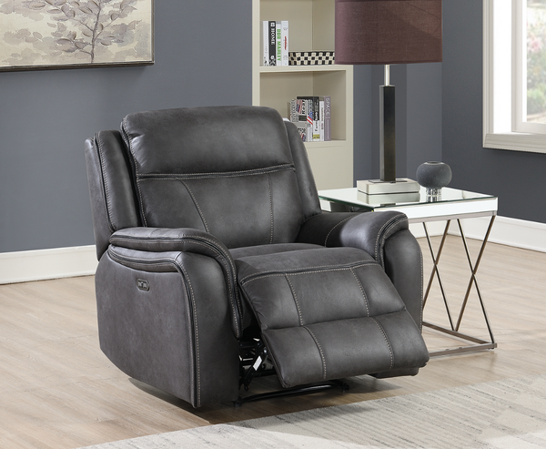 Cameron 1 Seater Electric Sofa - Grey