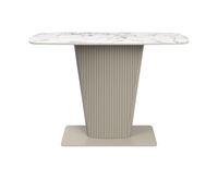 Castello Ceramic Console Table - White