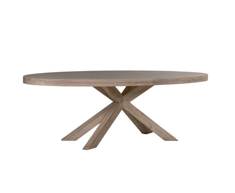 Falun Oval Large Dining Table - Oak