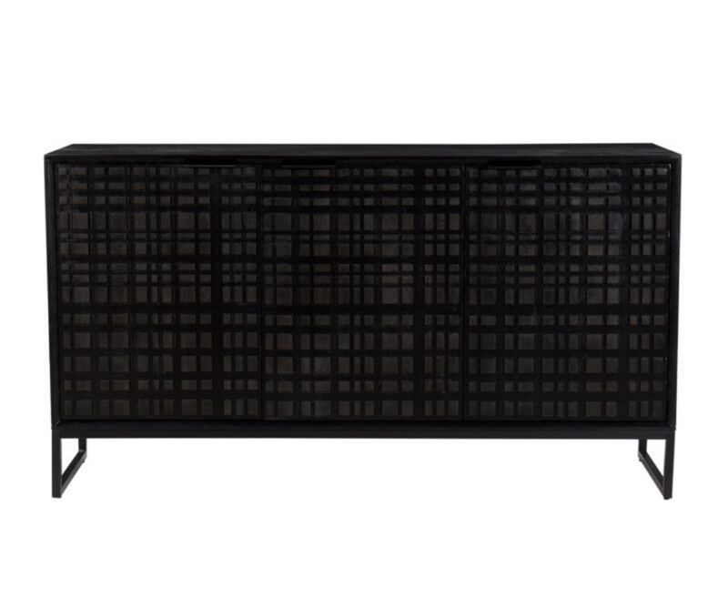 Fusion Large Sideboard - Black