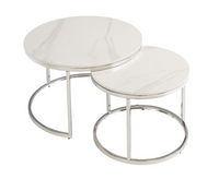 Hanson Coffee Table Set of 2 - White