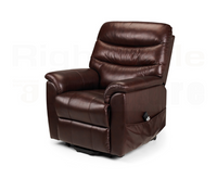 Laurent Rise & Recline Leather Armchair - Dual Motor