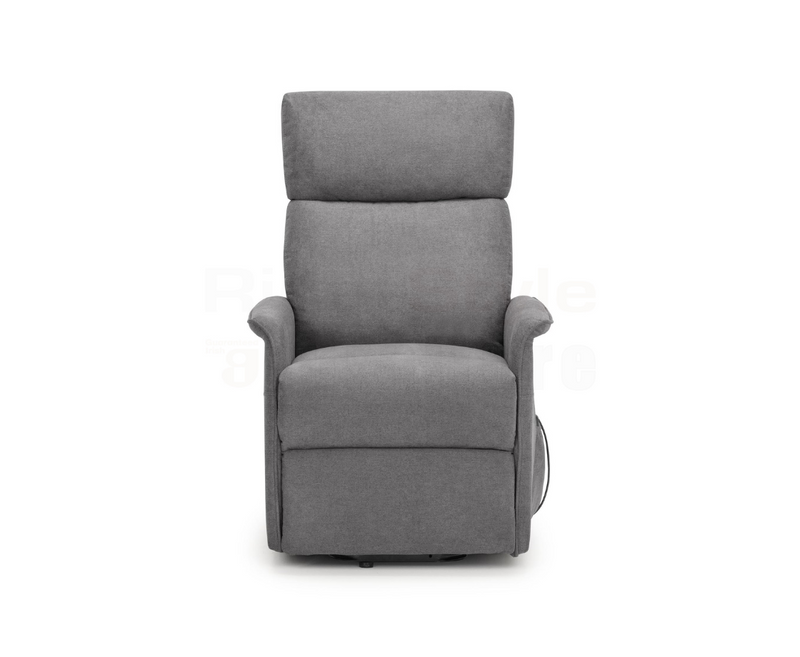 Lena Rise & Recline Chair - Charcoal Fabric