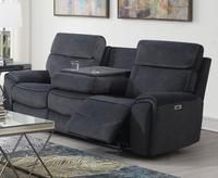 Leonard 3 Seater Electric Sofa - Grey