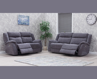 Loreta 3+2 Seater Electric Sofa Set - Dark Grey