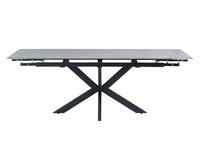 Lumi 1.7m (+0.5M) Extending Dining Table - Rebecca Grey
