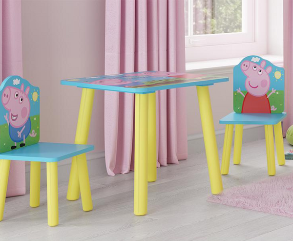 Peppa Pig Table and Chairs Set