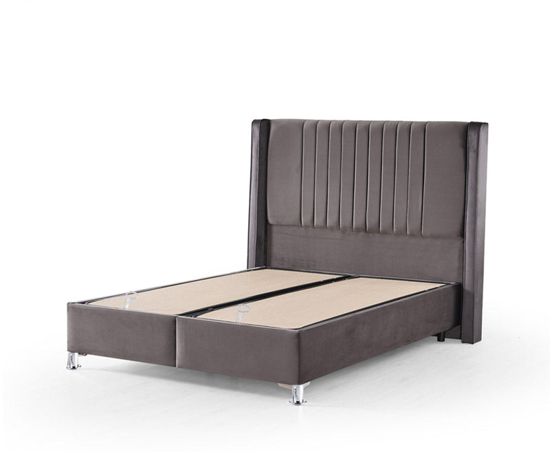 Roma 4ft 6 Double Ottoman Bed Pack - Cream | Grey