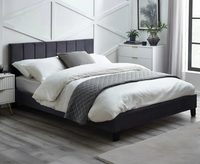 Rosa 4ft6 Double Bed Frame - Grey