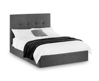 Sorrento 5ft Kingsize Ottoman Bed - Grey