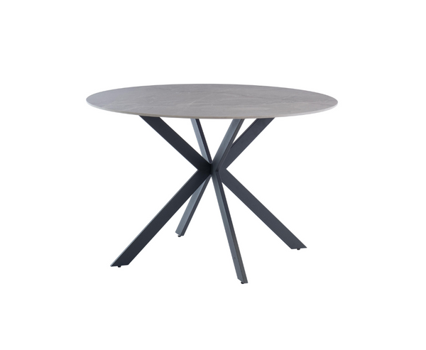 Tokyo 1.2m Round Dining Table with 4 Rome Chairs - Full Set