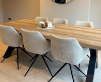 Dallas Dining Table 220 cm - Oak | Grey