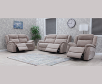 Loreta 3+1+1 Seater Electric Sofa Set - Champagne