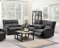 Samson 3+2 Seater Manual Recliner Sofa Set - Grey