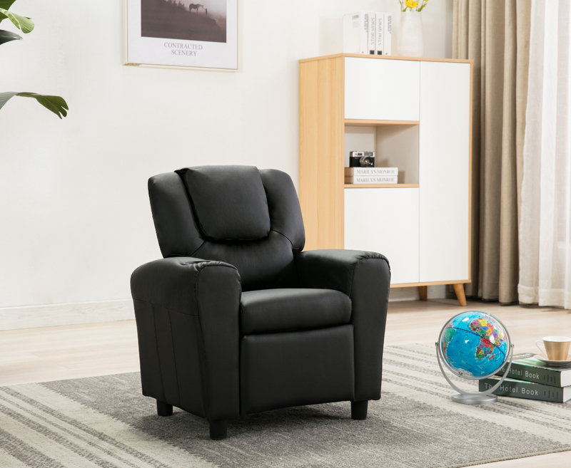 Kids Recliners Armchair with Cup Holder - 5 Colours