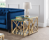 Mezi Nest of Tables - Gold