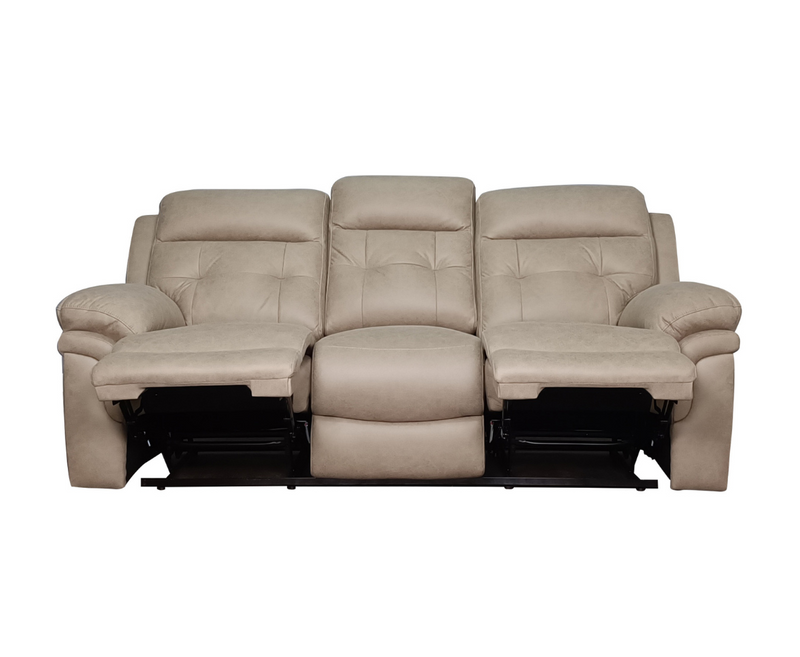 Bubble 3 Seater Reclining Sofa - Beige