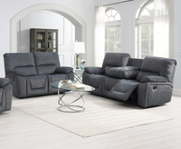 Avie 3+2 Seater Sofa Set - Grey