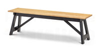 Heath Bench Black/Oak