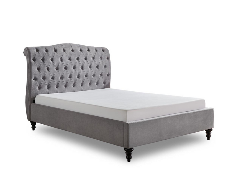 Riley 6ft Superking Bed Frame - Light Grey