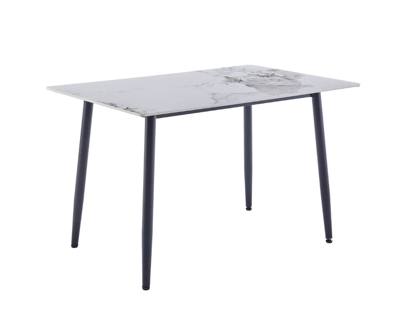 Calin 120cm Rectangle Dining Table - White
