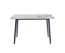 Calin 120cm Rectangle Dining Table - White