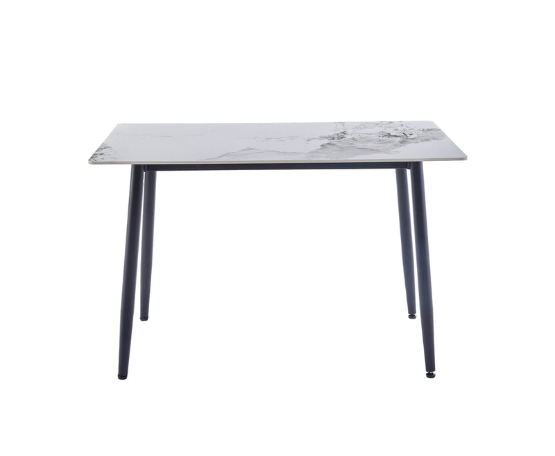 Calin 120cm Rectangle Dining Table - White