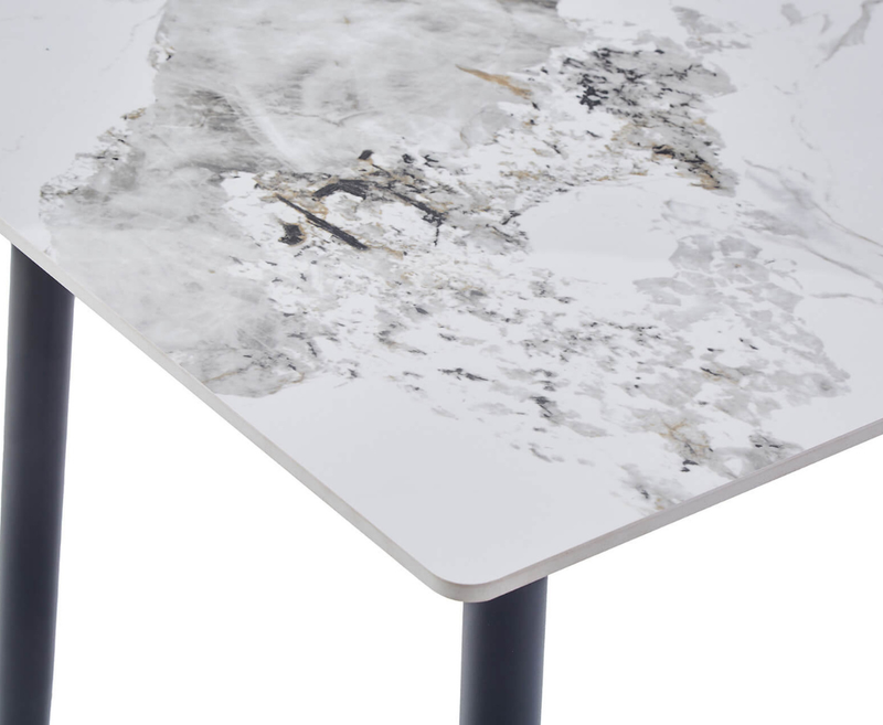 Calin 120cm Rectangle Dining Table - White