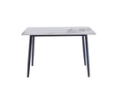 Calin 160cm Rectangle Dining Table - White