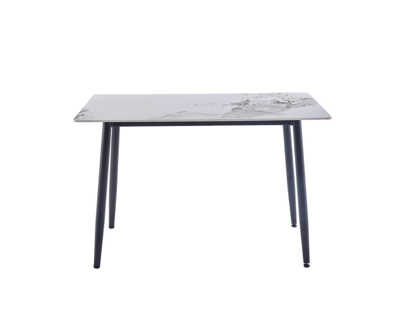 Calin 160cm Rectangle Dining Table - White