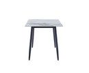 Calin 160cm Rectangle Dining Table - White