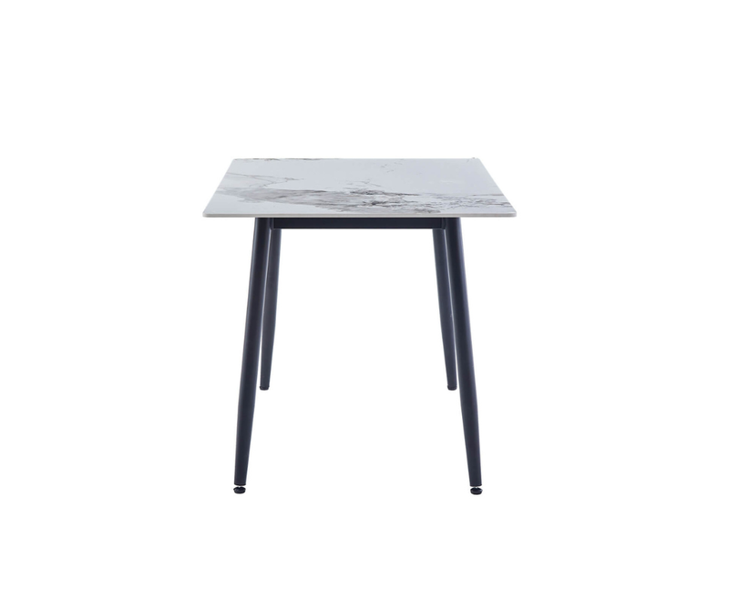 Calin 160cm Rectangle Dining Table - White
