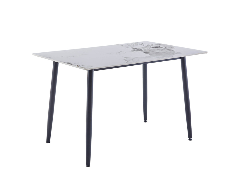 Calin 160cm Rectangle Dining Table - White