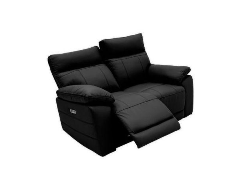 Positano 2 Seater Electric Reclining Leather Sofa