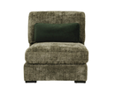 Aurori 1 Seater Armless Unit Sofa - Green