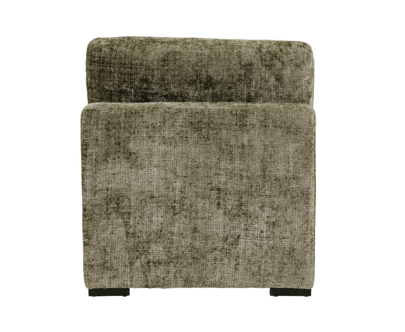 Aurori 1 Seater Armless Unit Sofa - Green