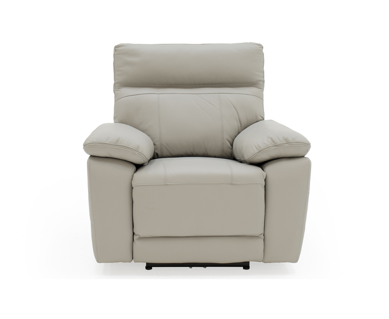 Positano 1 Seater Electric Reclining Leather Sofa
