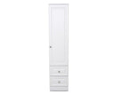Greystones 1 Door Robe with 2 Drawers and Mirror