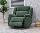 Loreta 3+1+1 Seater Electric Sofa Set - Green