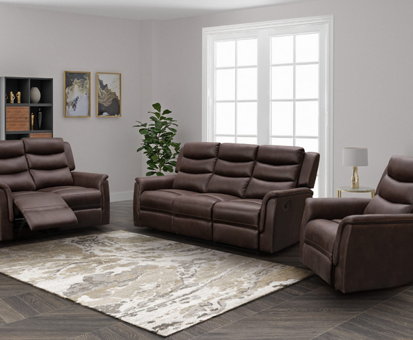 Kurt 3+2+1 Reclining Sofa Set - Tan
