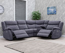 Loreta 2C1 Corner Electric Sofa with console - Dark Grey