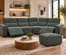 Velocity Modular 1C2 / 2C1 Electric Corner Sofa - Green