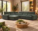 Velocity Modular 2C2 Electric Corner Sofa - Green