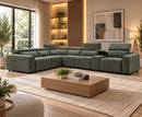 Velocity Modular 2C3 / 3C2 Electric Corner Sofa - Green
