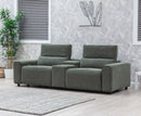 Velocity Modular 2 Seater Electric Sofa - Green