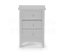 Opal 3 Drawer Bedside - Dove Grey