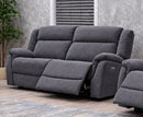Loreta 3 Seater Electric Sofa - Dark Grey