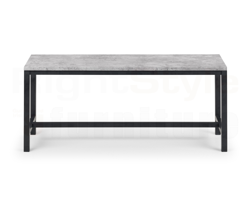 Perth Bench - Concrete Grey