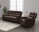 Kurt 3+1+1 Reclining Sofa Set - Tan